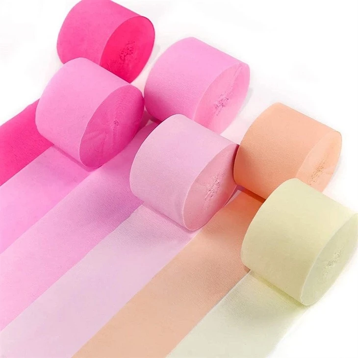 Crepe Streamer For Party Decoration
